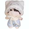 Animal Hat & Plush Clothes Set for 10cm Cat, Plush Clothes, Kigurumi Accessories, Otaku Activities, Doll Mascot, Kpopdoll Costume [Used]