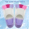 Swimming Fins with Storage Bag Super Soft Flexible Highly Elastic Silicone Swim Flippers Training Tool for Children