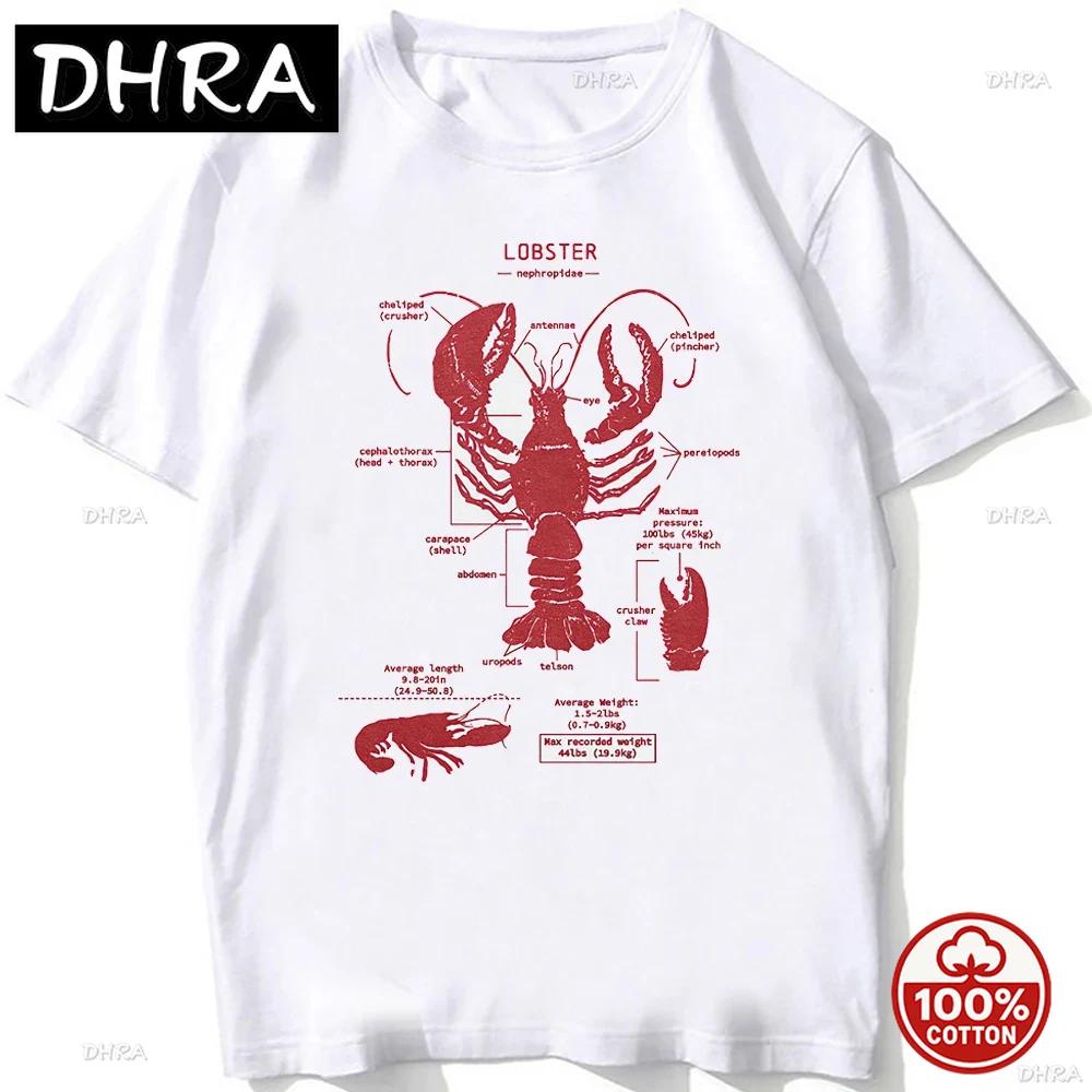 Whale Shark Anatomy Biology Tshirt Unisex Hip Hop Casual Soft Cotton Loose Oneck Tshirts Beach Diving White Tshirt Vintage Tees