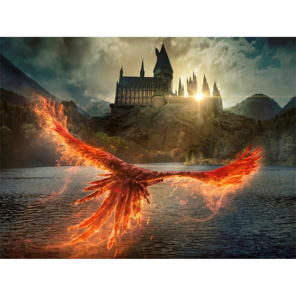 Гарри Поттер Замок Хогвартс Картина Алмазная мозаика Набор 5D DIY Круглый Алмазный Вышивка Рукоделие Домашний Декор