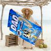 Bluey's Hug Adventure Customize Text Beach Towel Super Soft & Absorbent Suitable for Swimming Gym Camping Yoga Vacation