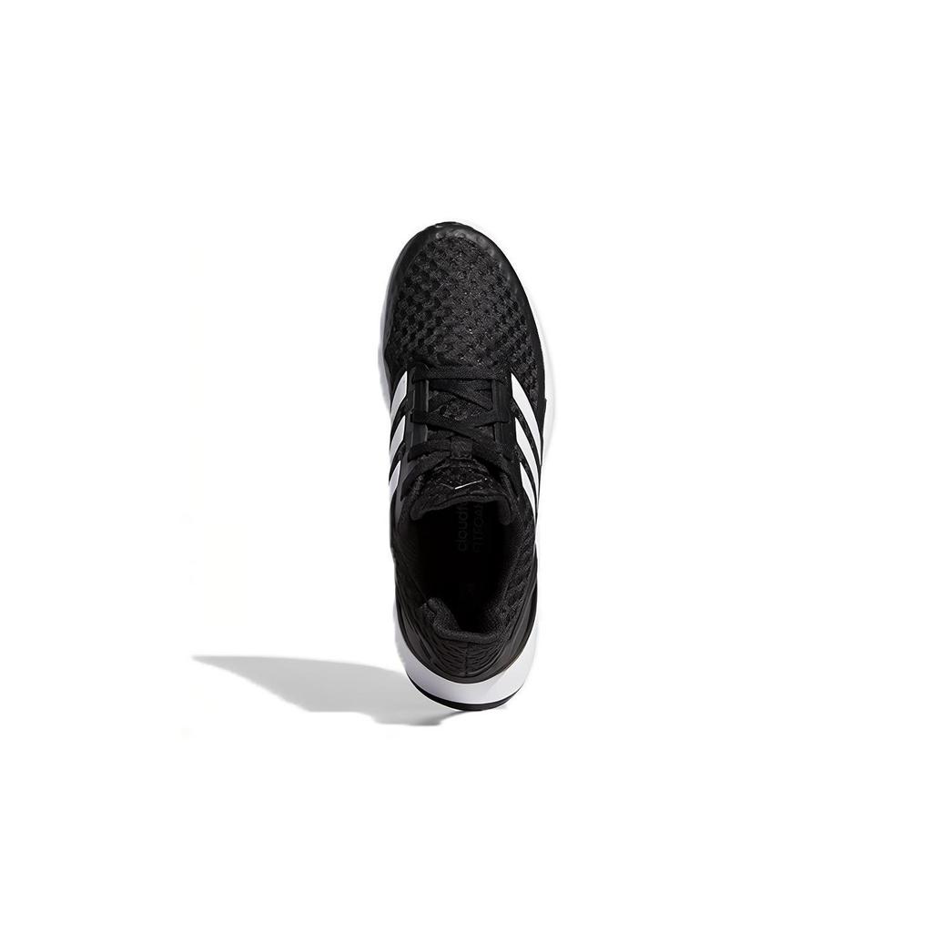 adidas Rapidarun J Удобные Низкие Детские Беговые Кроссовки Черно-Белые Подростки EF9242