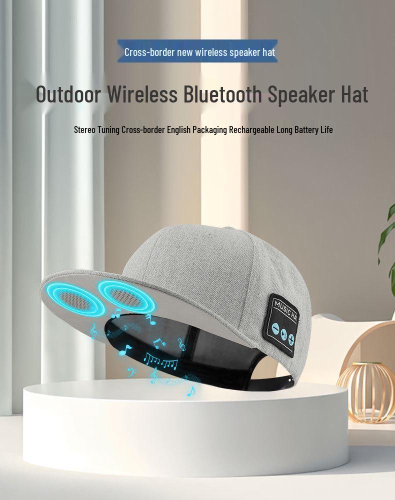 Спортивная солнцезащитная шляпа Bluetooth со встроенным динамиком для гольфа и защиты на открытом воздухе