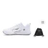 Li Ning Rocket Shoe 2.0 Нескользящие, Дышащие, Легкие Низкие Бадминтонные Кроссовки Унисекс Белый Серебристый AYTU049-5