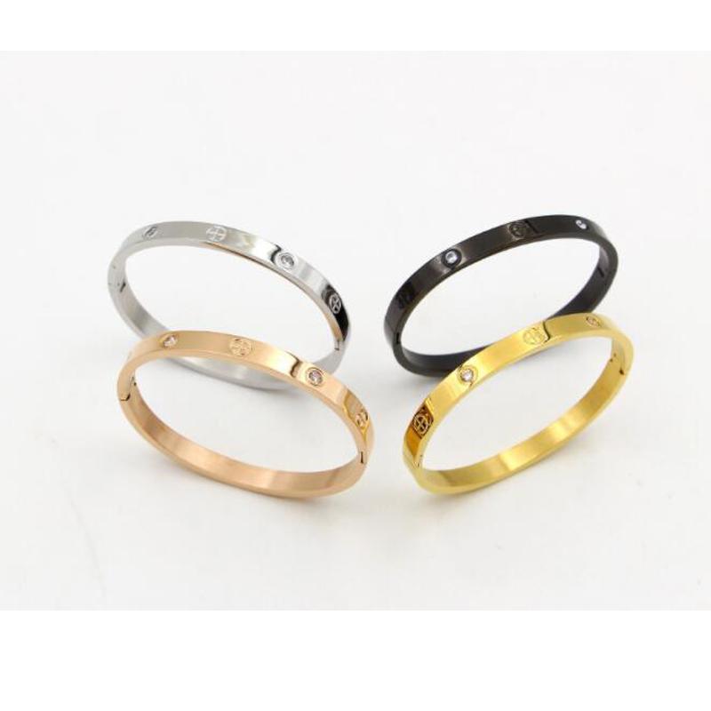 Stainless Steel Cuff Bracelets Bangles with Stone For Woman Fashion Jewelry Charm Jewelry Accessories Bohemian Stylish Classic