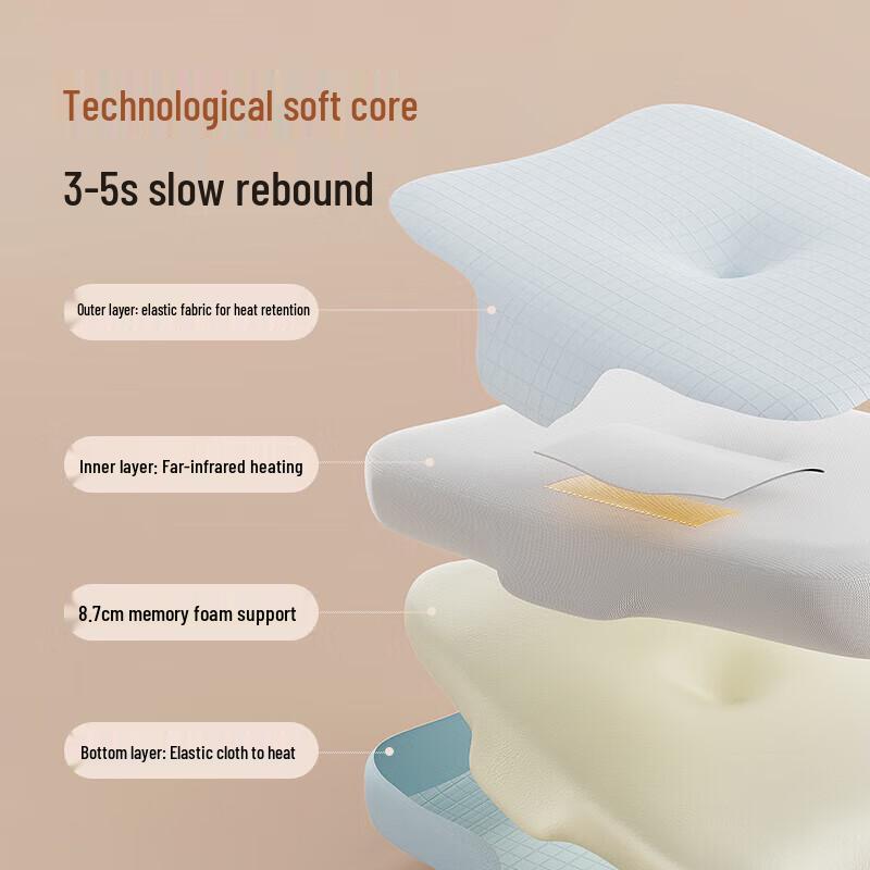 CLORIS Cervical Spine Hot Compress Massage Pillow