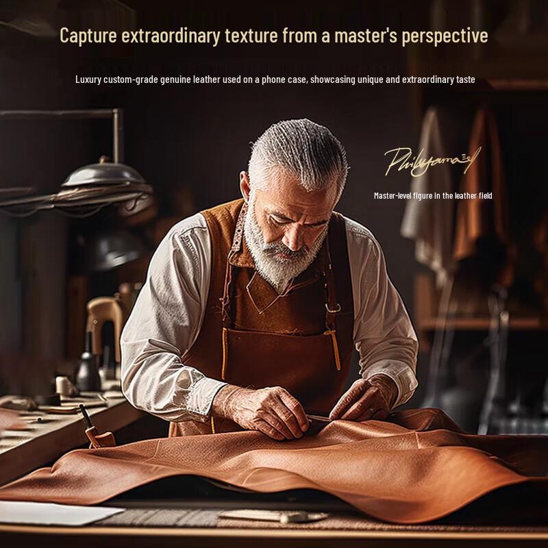 Xuanka Starburst Genuine Leather Phone Case for Huawei