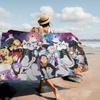 1 шт. Re Zero Рем Рам Эмилия Летнее пляжное полотенце Микрофибра Быстросохнущее Аниме Полотенце для ванны Для бассейна Путешествия Подарок для отаку