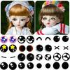 6/8/10mm Accessories Toy Dinosaur Doll Eyeballs Glass Dolls Eyes Animal Eyes DIY Crafts