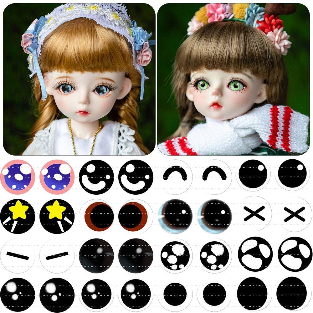 6/8/10mm Accessories Toy Dinosaur Doll Eyeballs Glass Dolls Eyes Animal Eyes DIY Crafts