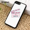 Krajews Film Movie Clapperboard Clapper Board Phone Case Cover For iPhone 17 Air 16 15 14 plus 11 12 13 pro max coque