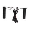1 Pair Handlebar Heated Grip 3 Level Temperature Adjustment Electric Motorcycle Heated Handle with Aluminum Switch