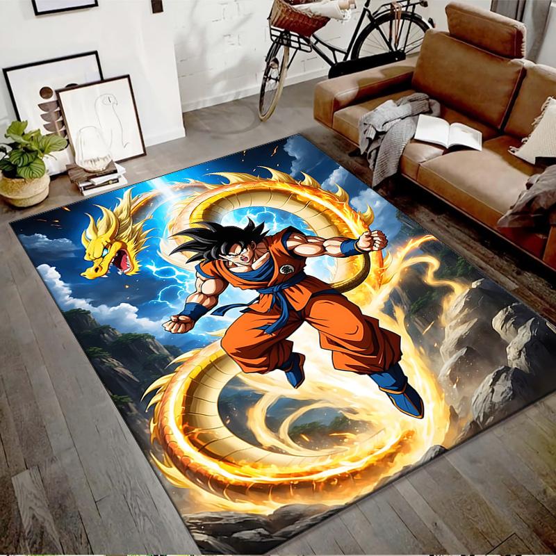 1pc Dragon Ball2 Design Printed Area Rug Carpet for Bedroom Living Room Home Decor Rugs Mat Non Slip Mat Rug for Bedside