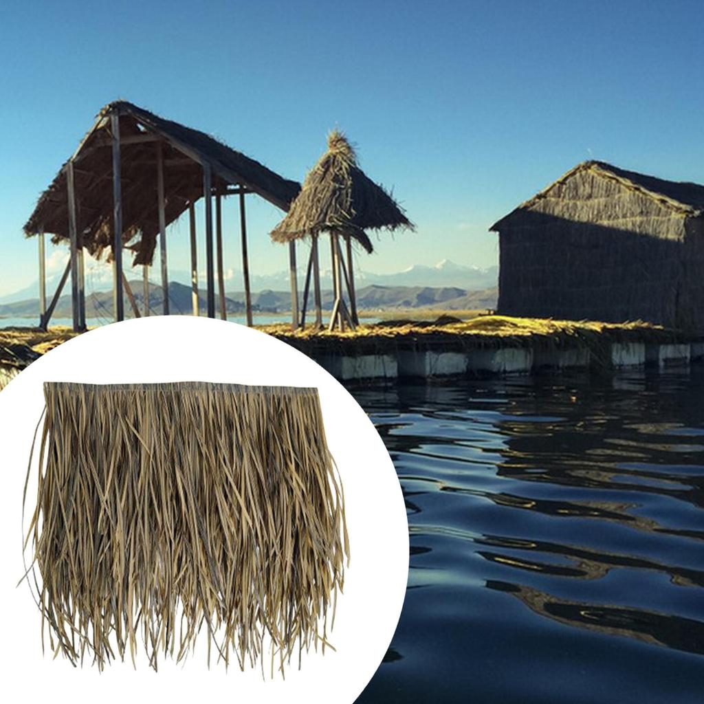Artificial Thatch Roofing Bar Hut Grass Decorative Multifunctional Sturdy Patio Umbrella Cover