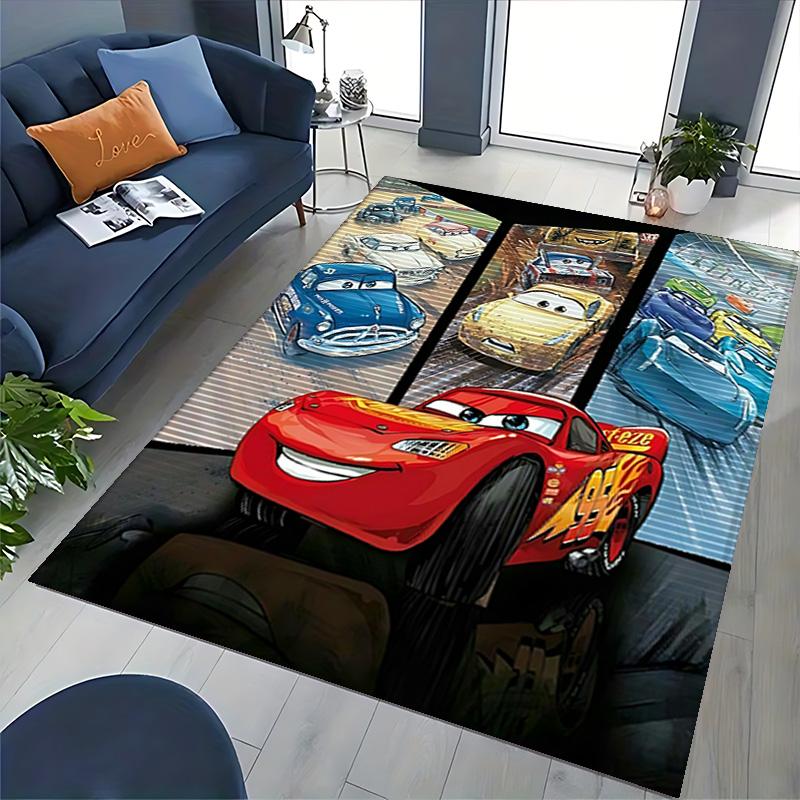1pc Mcqueens World Tour Carpet Rug for Bedroom Living Room Decor Sofa Home Game Area Rug Non-slip Floor Mat. D0730026