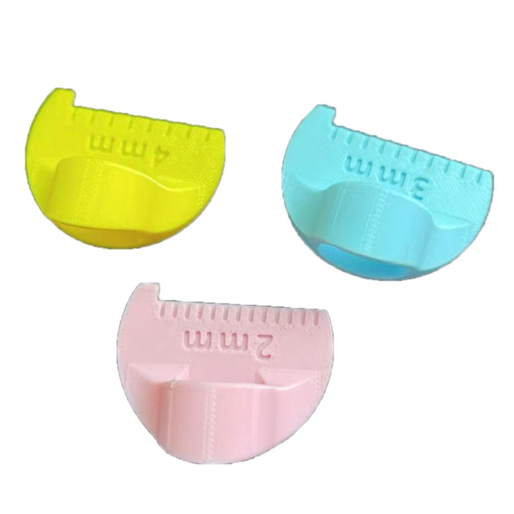 3Pcs Sewing Template Ruler Finger Sewing Ruler Quilting Stitching Aid For Fabric Measuring Quilting Sewing Craft Project