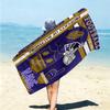 Personalized Football Fanatic Journal Beach Towel Microfiber Beach Towel Thin Absorbent for Beach Swimming Yoga Bath Sports. 0910157