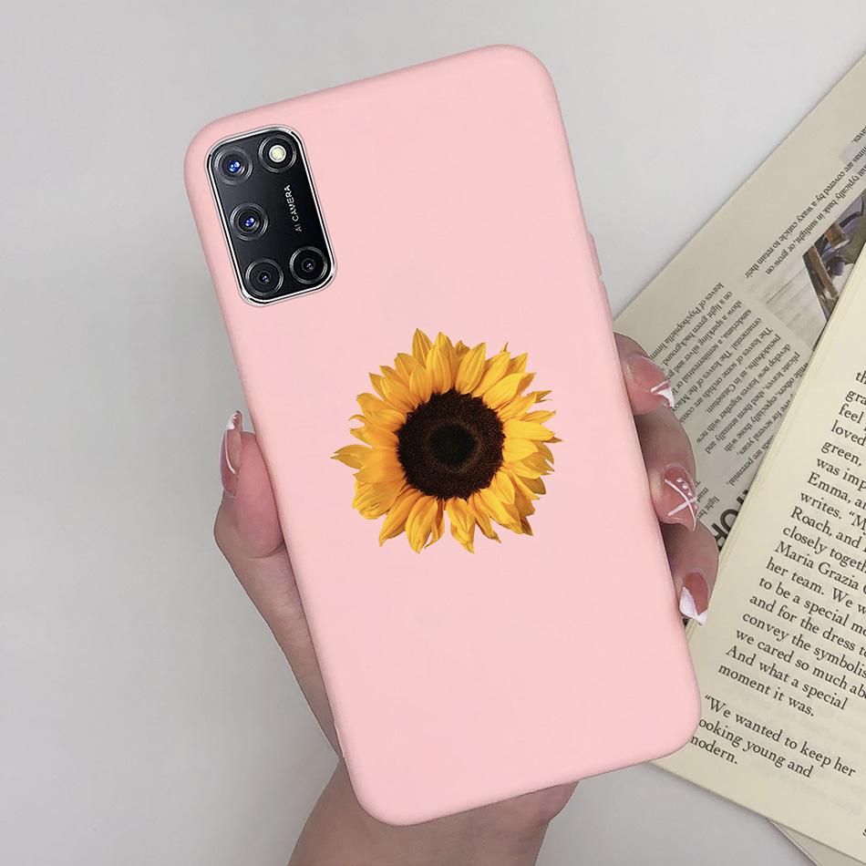 Чехол для Oppo A52 A72 A92 Мультяшный Силиконовый Чехол Сердце Нарисованный Чехол Для Oppo A72 A52 A 52 A 72 A 92 OppoA52 OppoA92 Чехол для Телефона