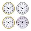 Clock Insert, Round Easy To Read Movement Fit Diameter 3.0 Inch (76 Mm) Hole for Home Bedroom