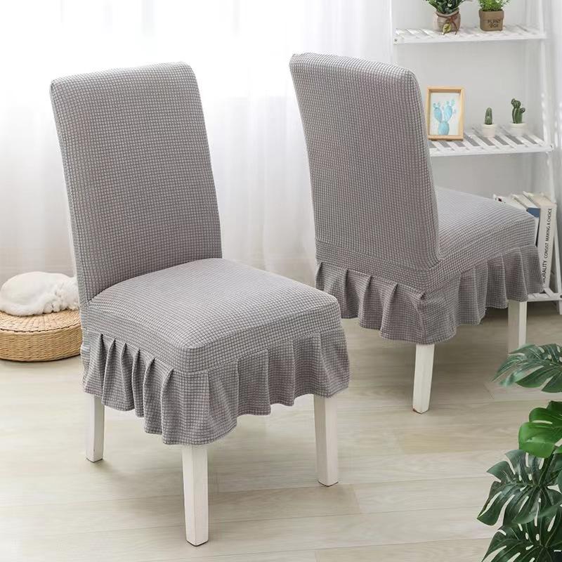 Universal Chair Covers Set Multiple Piece Cushion Back Protectors Adjustable Durable Easy To Clean Chair Cover For Home Office Dining Room Furniture
