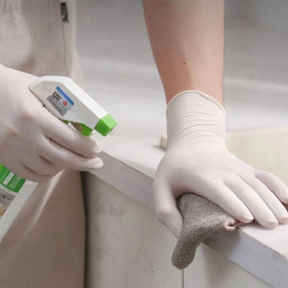 100pcs Food Safe Nitrile Gloves Powder Free Rubber Gloves for Cleaning Cooking