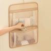 Hanging Clothes Organizer Bag - Multi-Pocket Underwear & Socks Storage For Home/Dormitory Wardrobe - Durable Space-Saving Design
