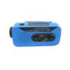 Emergency Solar Radio with LED Flashlight SOS Alarm Compact Design Portable Rechargeable Hand Crank AM/FM Radio