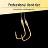 Комплект лески Gold Sleeve Anti-Tangle Double Hook для ловли карася