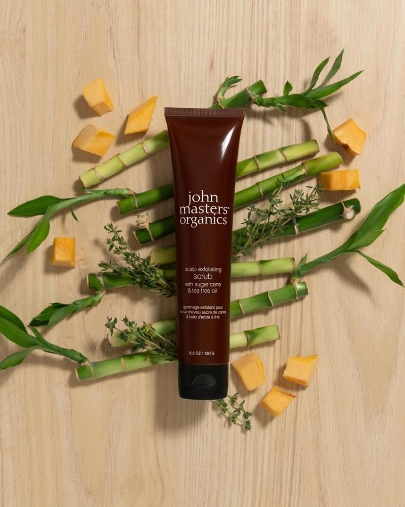 John Masters Organics Scalp E Scrub Тростниковый чай S&T (Сахар и дерево)