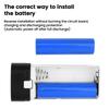 Обновление порта TYPE-C 2 отсека Без пайки Корпус Power Bank 18650 Ящик для хранения Power Kits Защита от обратной полярности DIY-комплект 5V2A