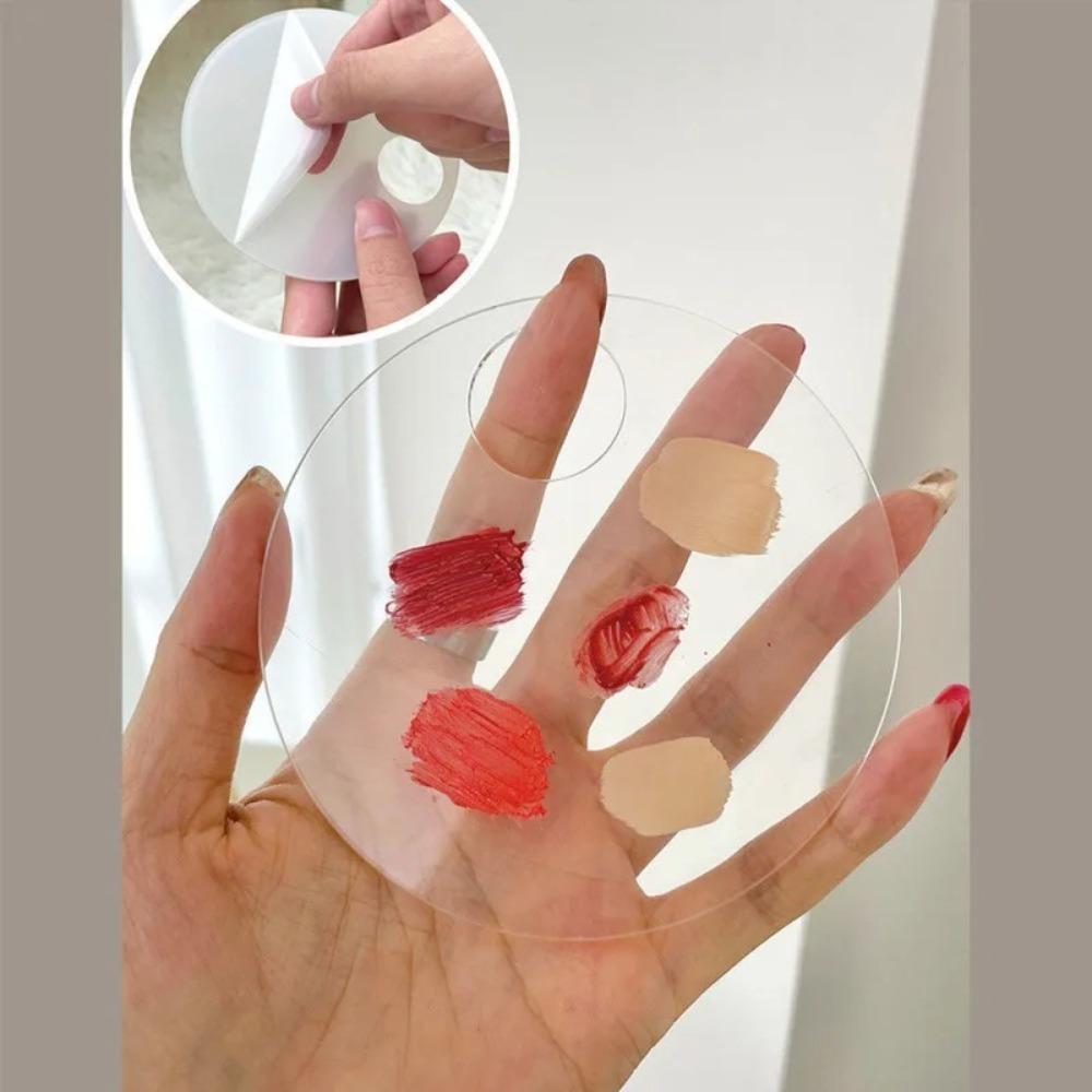Eye shadow Mixing Cream Pigments Acrylic Palette Holes Mixing Tray Makeup Nail Art Manicure Tool