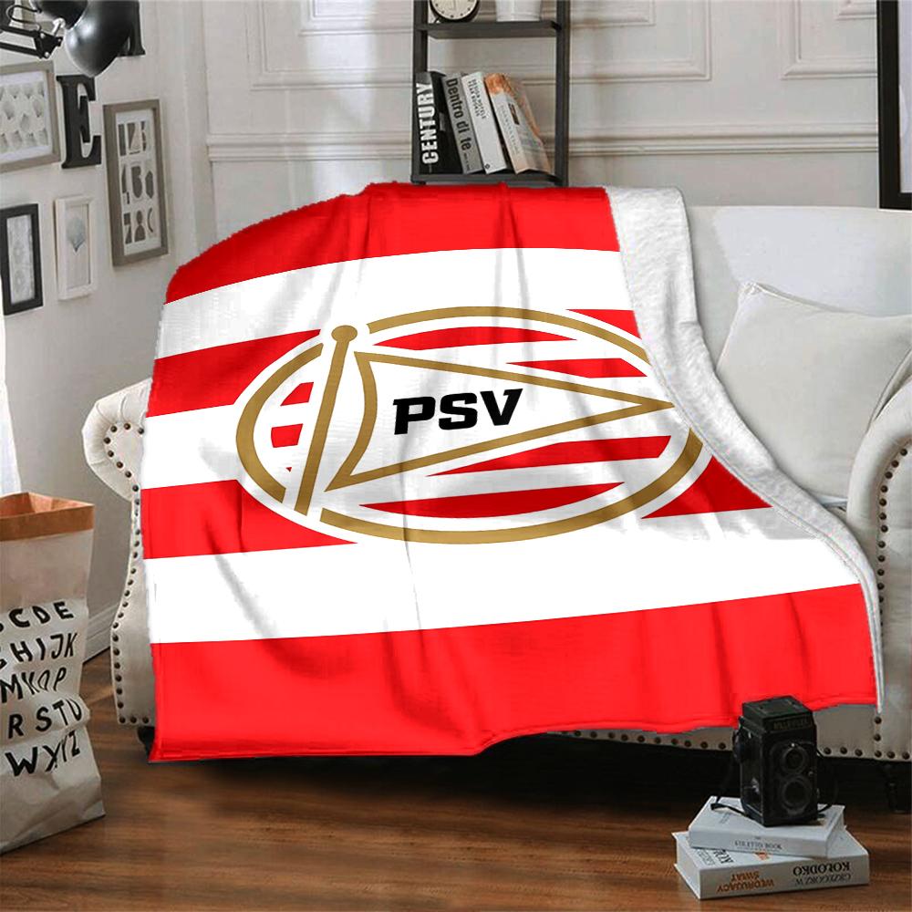 1pc Blanket - PSV LOGO Print Design,Lightweight Blanket for Sofa,Bed- Soft &Warm,Gift for All Seasons