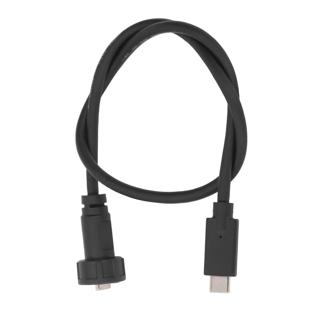 Type C Male To Male Cable 0.5m IP67 IP68 Water Proof Straight Plug USB C Extension Cable 30V 1.5A
