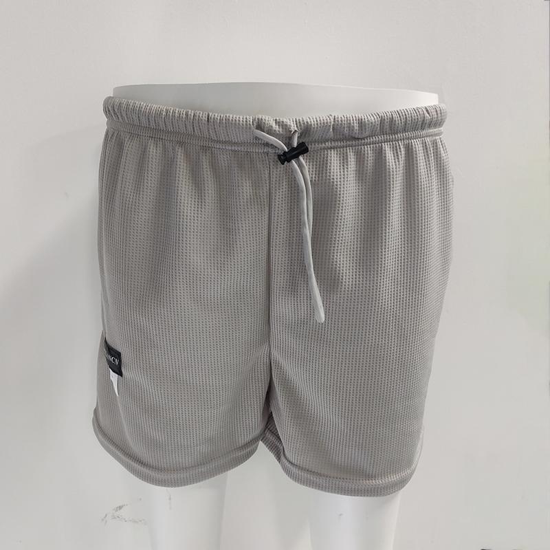 Женские шорты без карманов, спортивные шорты с высокой талией, повседневные штаны с эластичной резинкой на талии, однотонная домашняя одежда