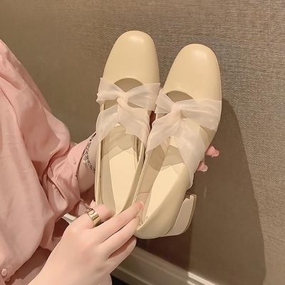 2024 Женские классические туфли из искусственной кожи на каблуке 4,5 см, элегантные женские туфли-лодочки с квадратным носком, нежные и удобные женские туфли на День святого Валентина