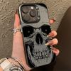 Gothic Skull Graffiti Pattern Design Protective Cover for iPhone 17 16 15 14 13 12 11 16E Series Pro Max Plus