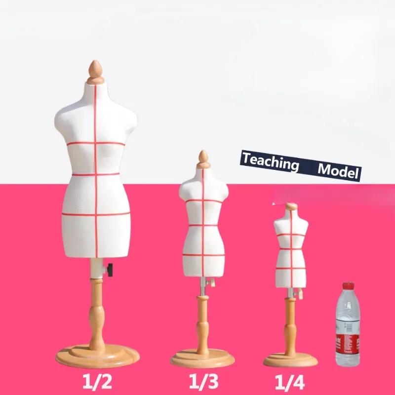 Mini Female Mannequin for 1/2 1/3 1/4 Doll Clothing Display Stand DIY Dollhouse Miniature Ornaments Supplies