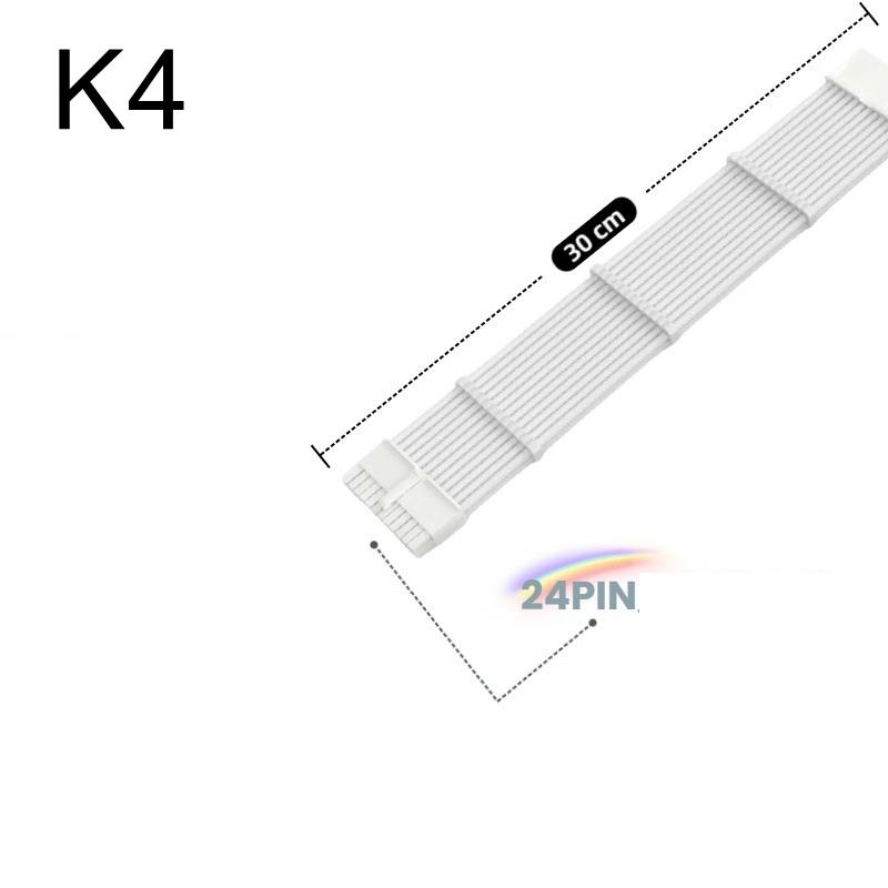Кабель-удлинитель для блока питания материнской платы 24-контактный ATX и 6+2-контактный 8-контактный PCIe для GPU, комплект для сборки модульного ПК