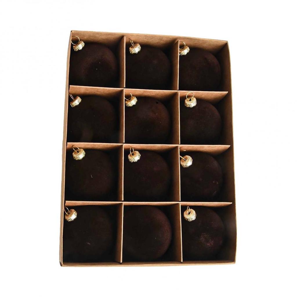 Бархат для рождественских украшений 12 шт. для украшения елки, каминной полки и окна