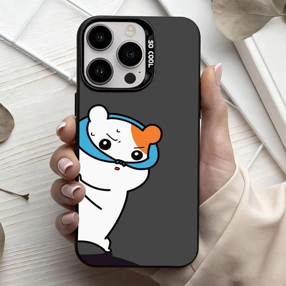 L-Lovely O-Oruchuban E-Ebichu Чехол для телефона для iPhone17,16,15,14,13,12,11 Plus,Pro Max Черный Конфетный серебристый чехол для телефона