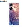 Для Realme C55 4G Чехол C 55 Прозрачный ТПУ Мягкий Силиконовый Чехол Для OPPO Realme C55 RealmeC55 6.72 дюйма Задние Чехлы Бампер для Телефона