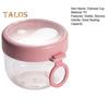 Yogurt Jar Airtight Lid Multipurpose Breathing Hole Practical Easy To Carry Milk Salad Breakfast Work Supplies