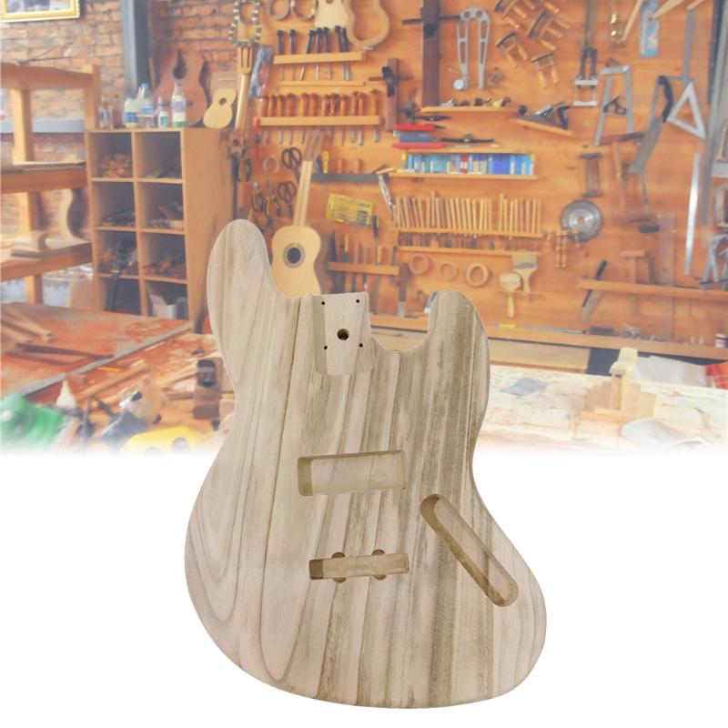 Неокрашенный корпус гитары, полированное дерево, для DIY, для аксессуаров гитары в стиле JB
