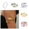 Silver Arm Cuff Laurel Leaf Zinc Zinc Alloy Armlet Opening Adjustable Armband  Party