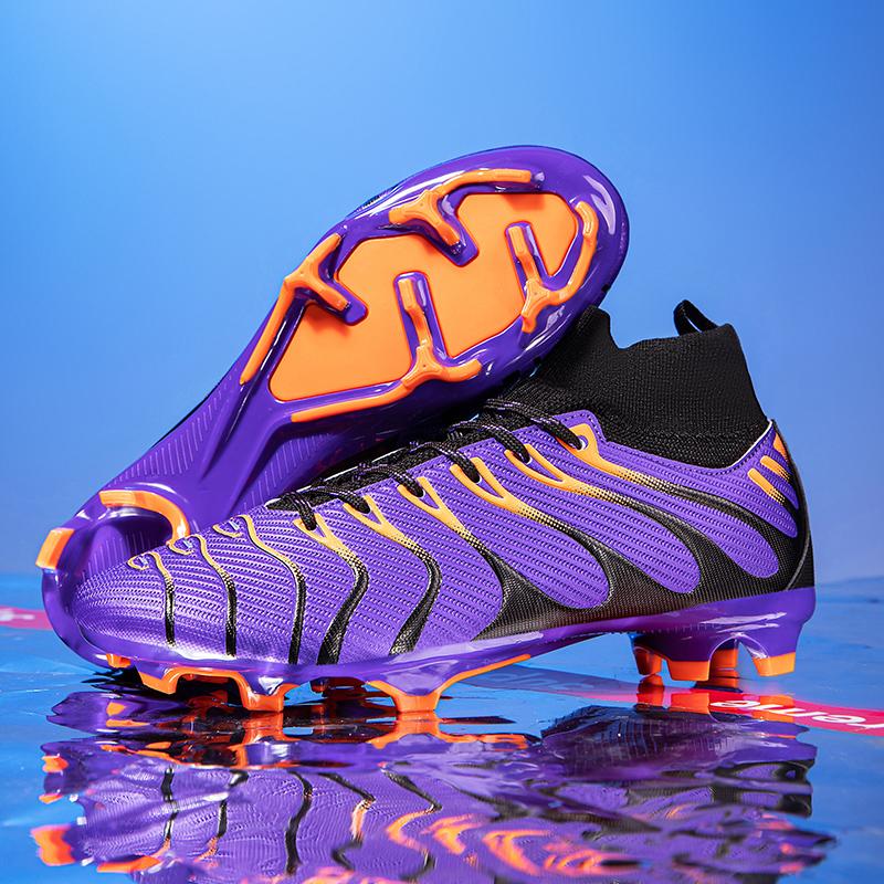 Мужские Матчевые Уличные Футбольные Бутсы Спортивные Тренировочные Длинные Шипы FG/TF Мальчиковые Нескользящие Футбольные Бутсы Шипы Для Зала Футзал Удобные
