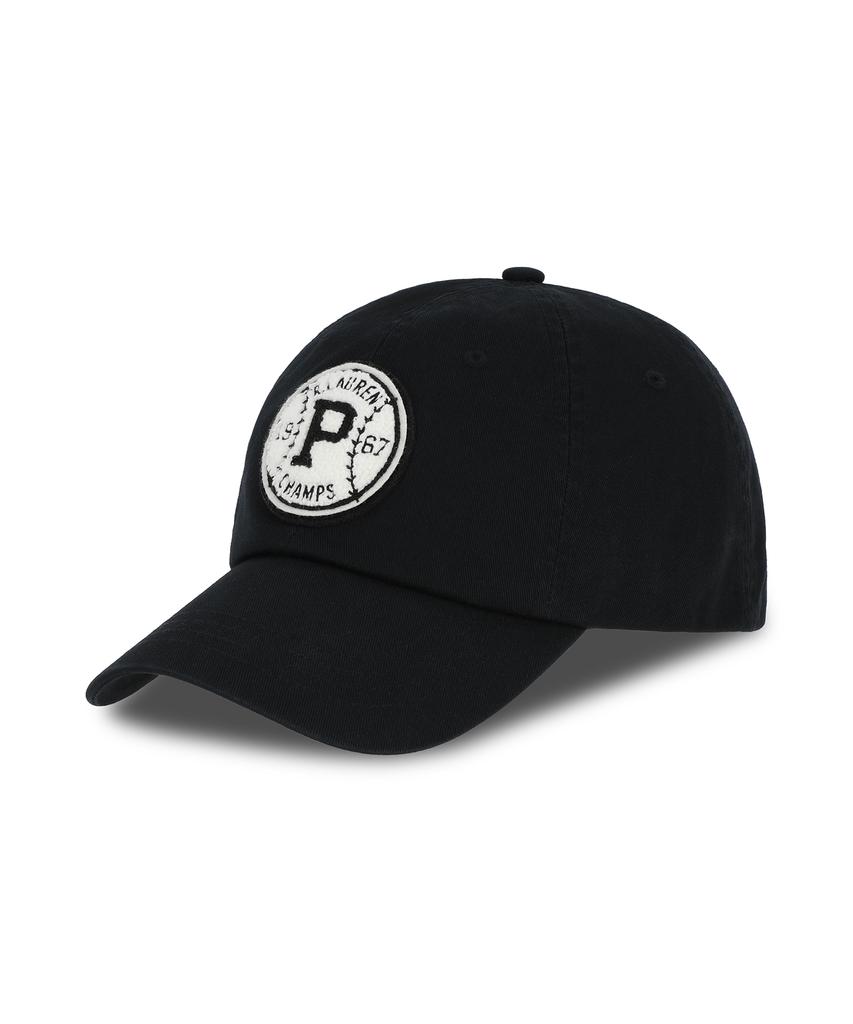 POLO RALPH LAUREN [Бейсбольная капсула] Бейсболка из хлопка с бейсбольным патчем - Черная