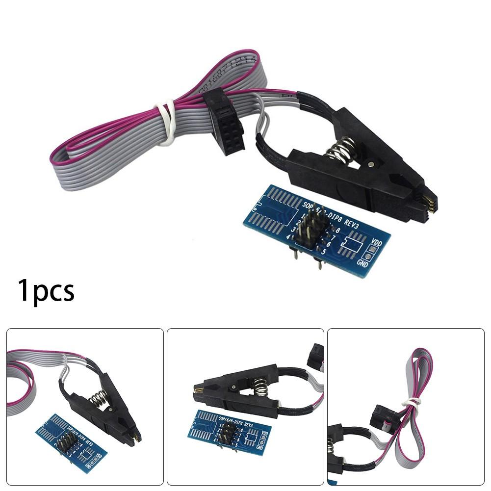 1 комплект CH341A SOP8 - DIP8 тестовый прожиг Cclip для адаптера микросхемы SOIC8 SOP8
