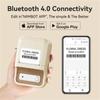 B21 портативный термопринтер Bluetooth беспроводной принтер для наклеек с самоклеящимися этикетками для штрих-кодов одежда ювелирные изделия