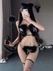 Сексуальное женское нижнее белье Лолита горничная униформа Babydoll кружевное платье кролика косплей костюмы кролик косплей аниме костюмы бюстгальтер комплект наряд