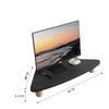 90 Degree Triangle Computer Monitor Holder Pc Screen Wooden Rack Desktop Display Stand Desk Storage Organizer Bracket
